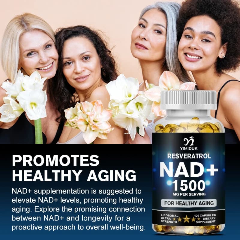 Liposomal NAD+ supplement capsules with resveratrol — image 5