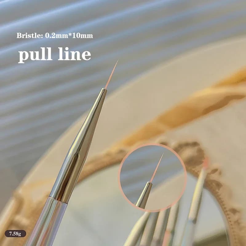 transparent nail art brush pen — image 4