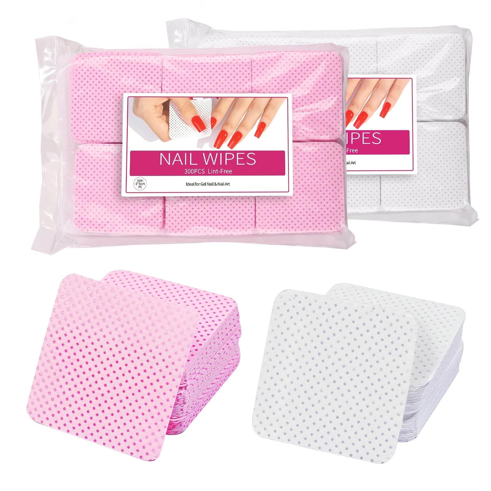 non-woven nail polish remover wipes — image 1