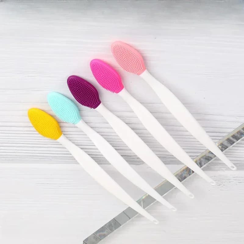 Silicone Double‑Sided Facial Exfoliating Brush