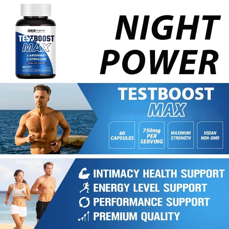 bottle of L-Arginine capsules for men — image 3