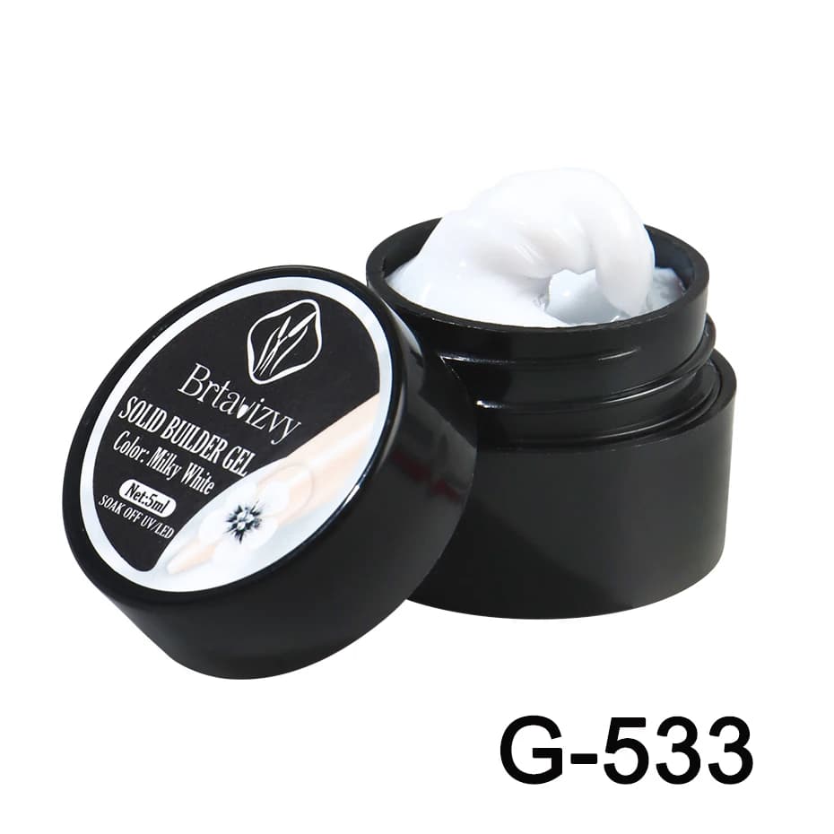 Pearl white 3D sculpting gel tube — image 7
