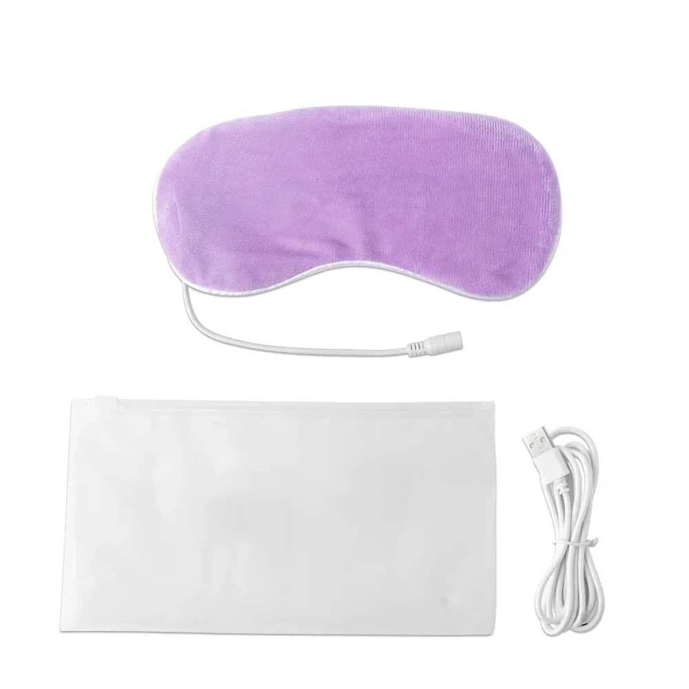 USB heated eye mask with soft fabric and USB connector — image 7