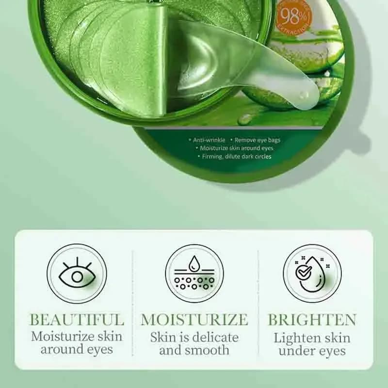 Aloe vera collagen eye mask pack — image 4