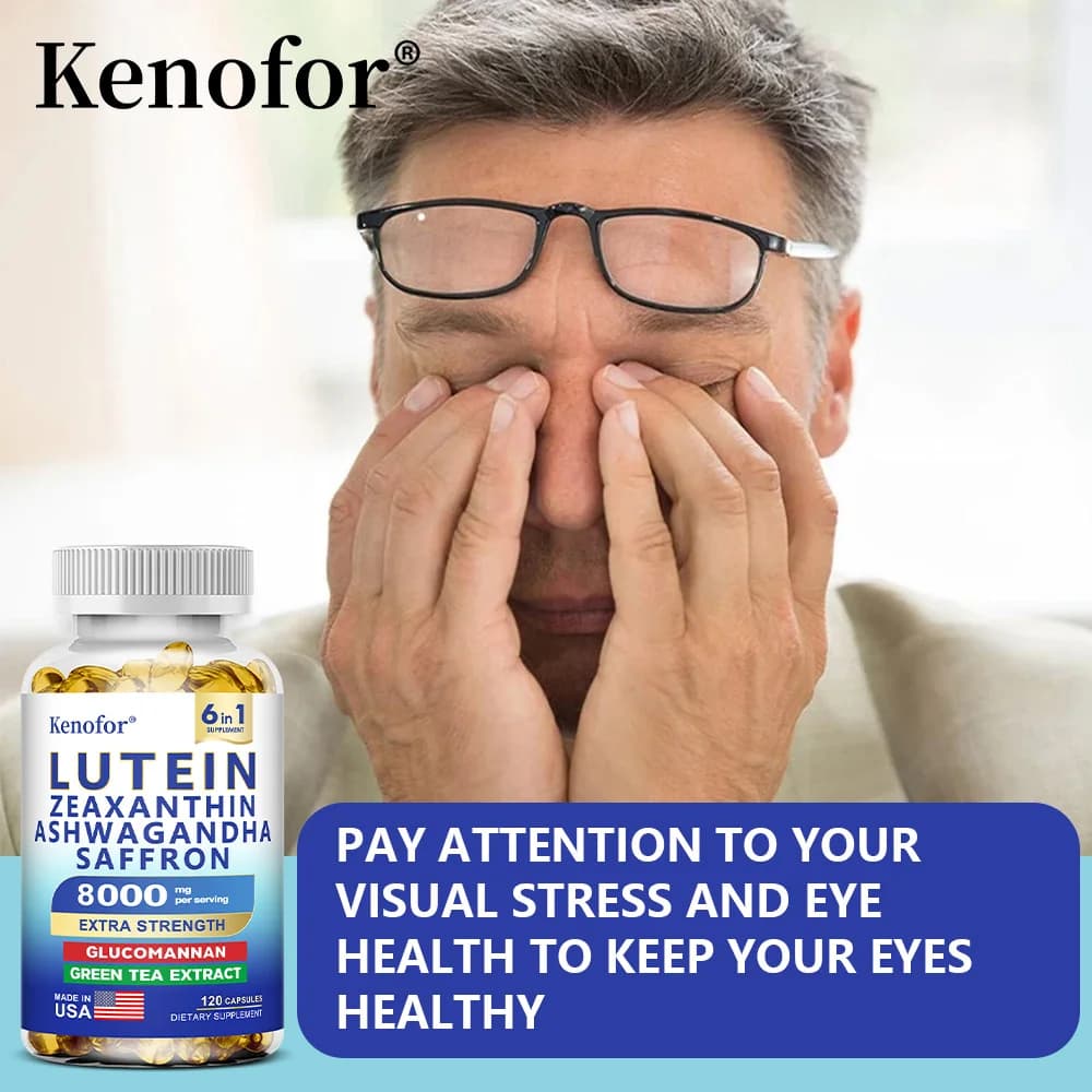 bottle of lutein and zeaxanthin supplement — image 4
