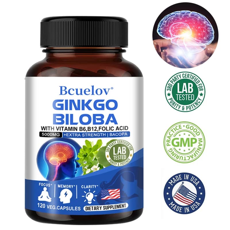 ginkgo biloba 5000 mg extra strength capsules — image 1