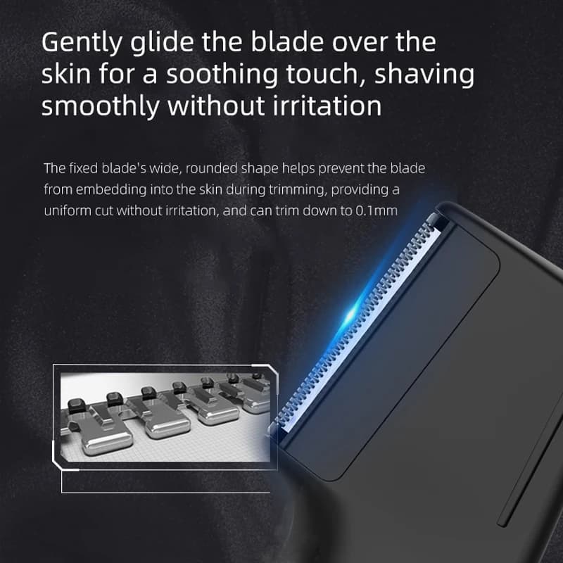 waterproof men's electric body hair trimmer — image 3
