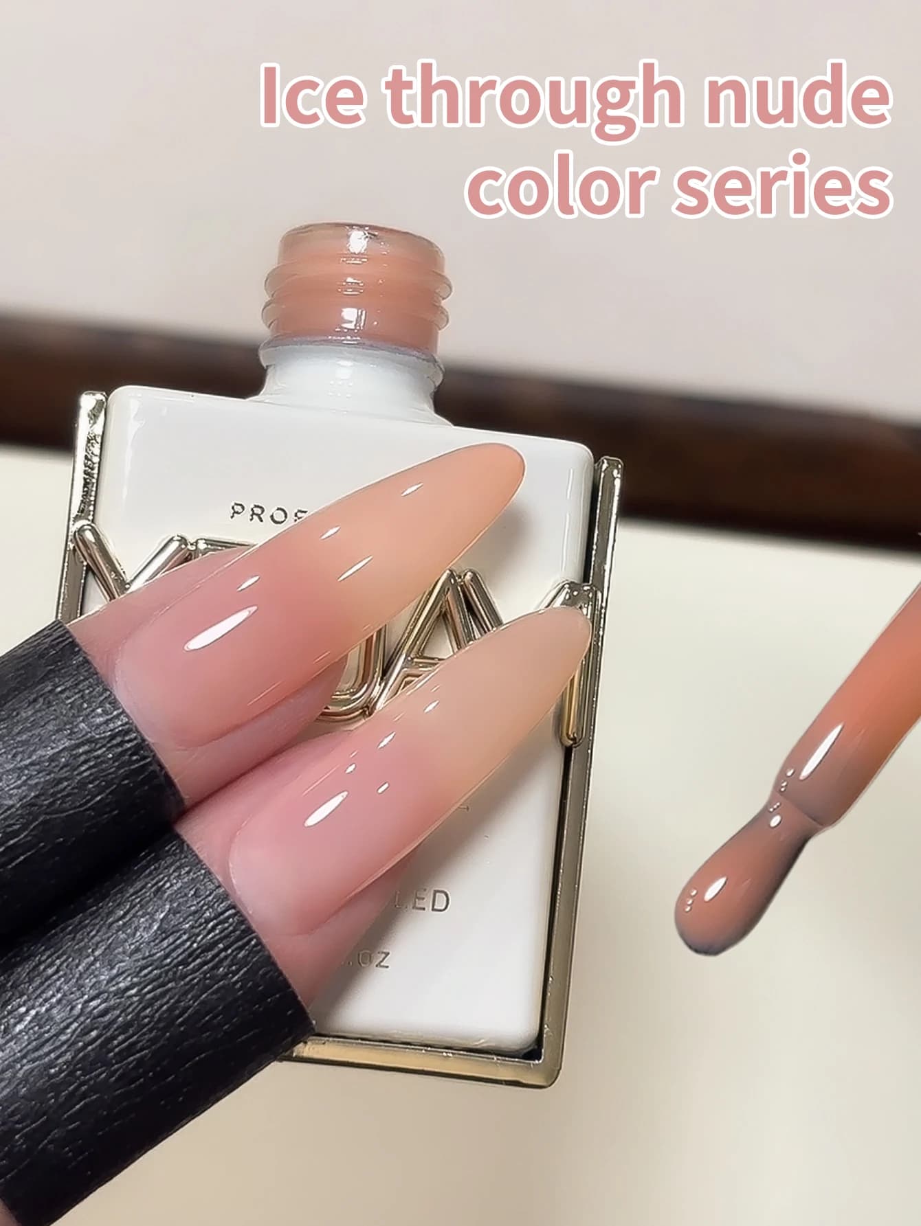 Jelly Ice nude peelable nail polish set, 6 bottles — image 4