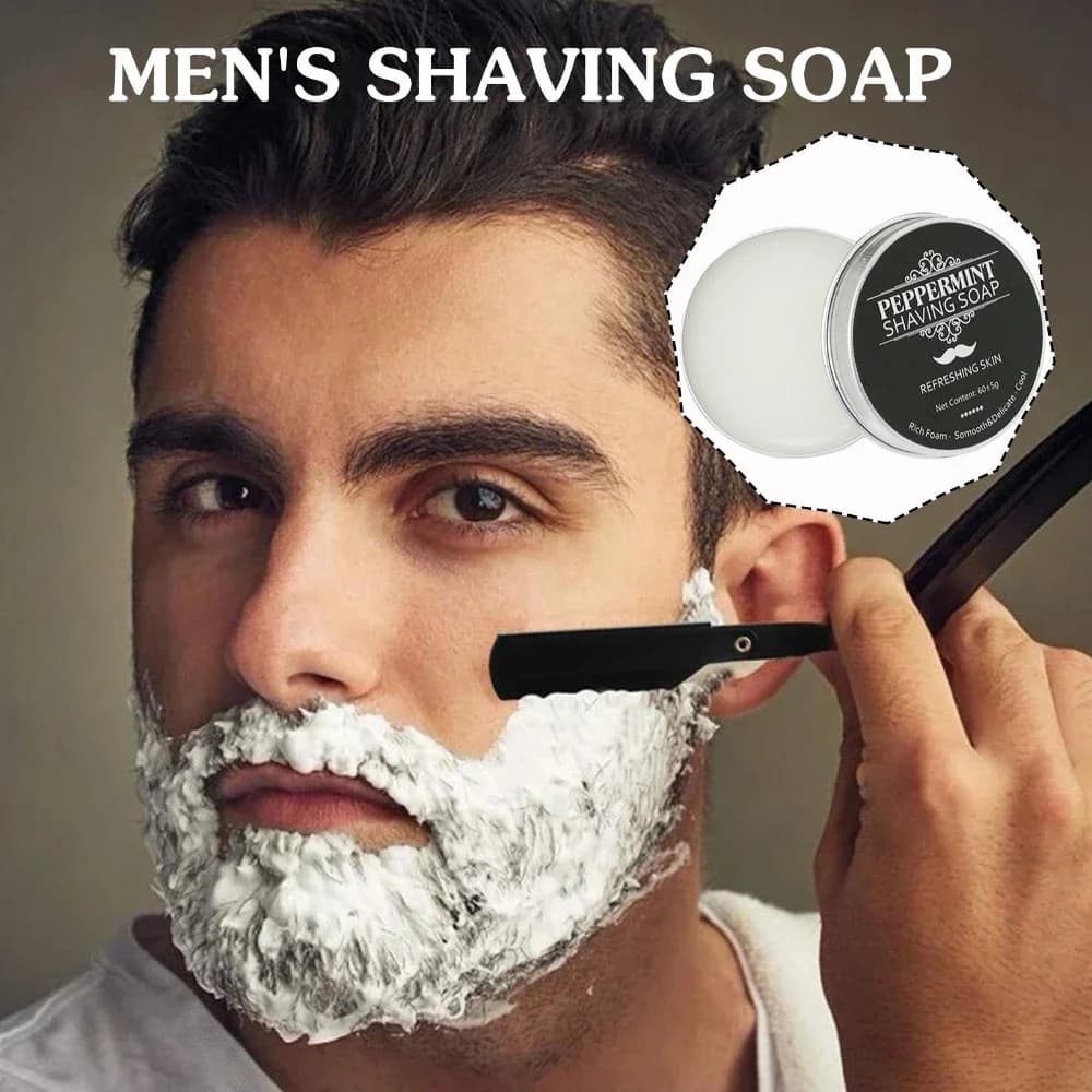 handmade organic ear shaving soap bar — image 5