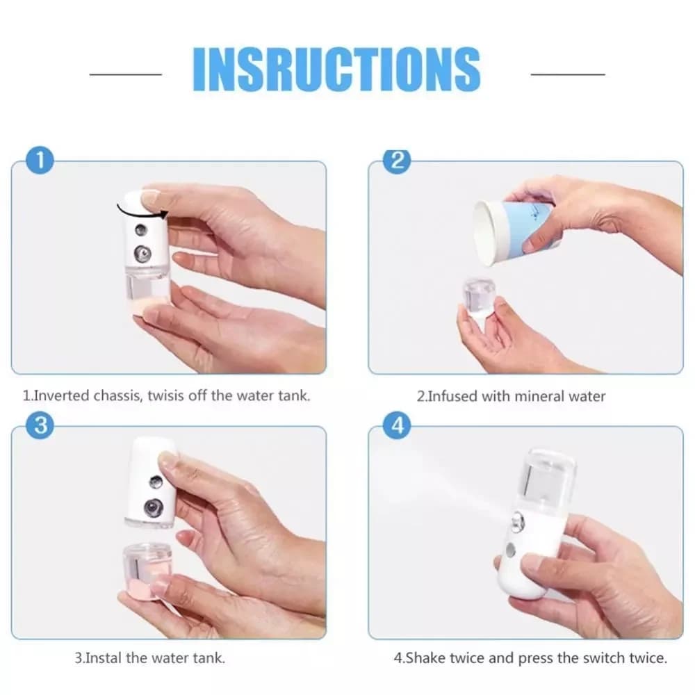 handheld portable nano facial mist sprayer — image 3