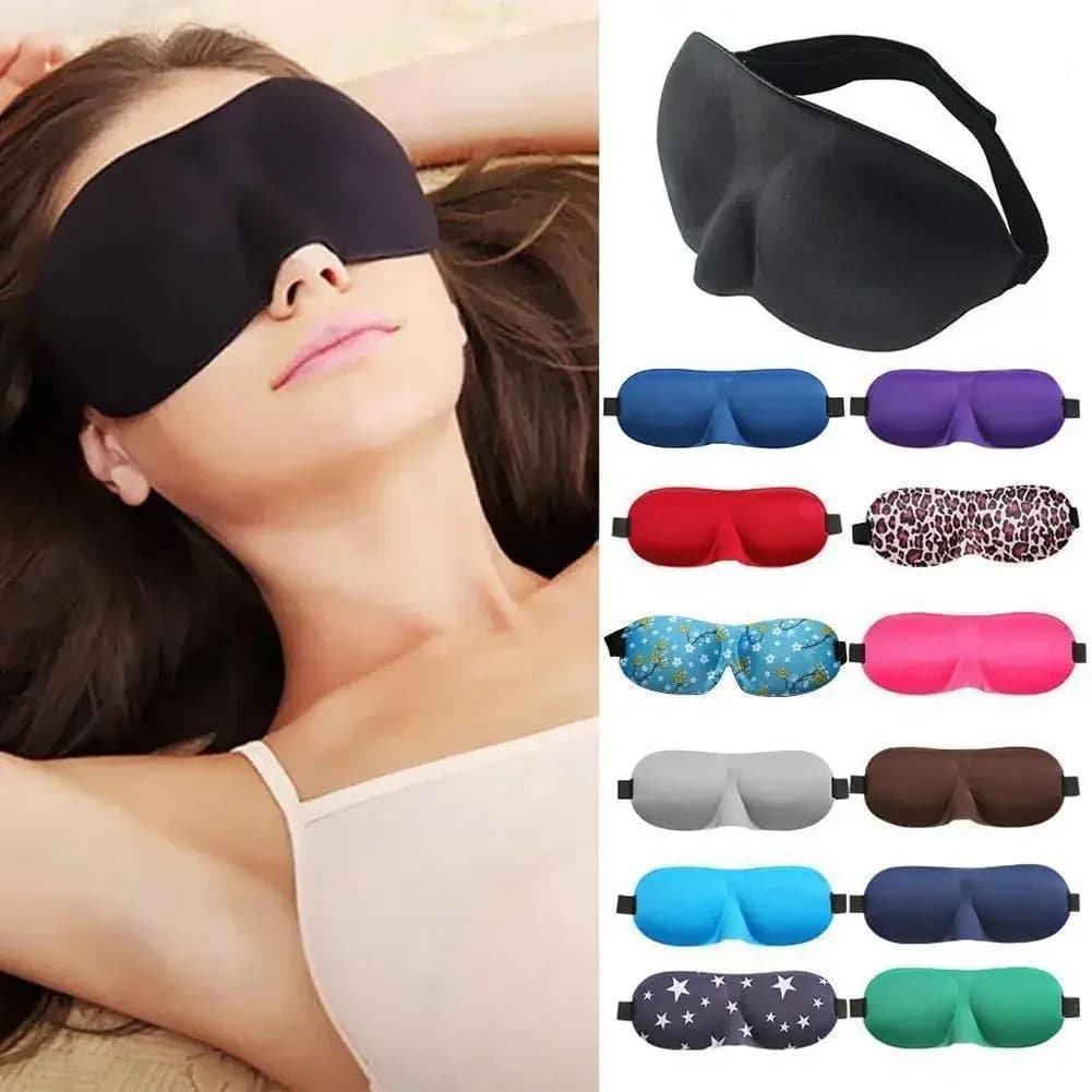 Lightweight Soft 3D Contoured Sleeping Eye Mask
