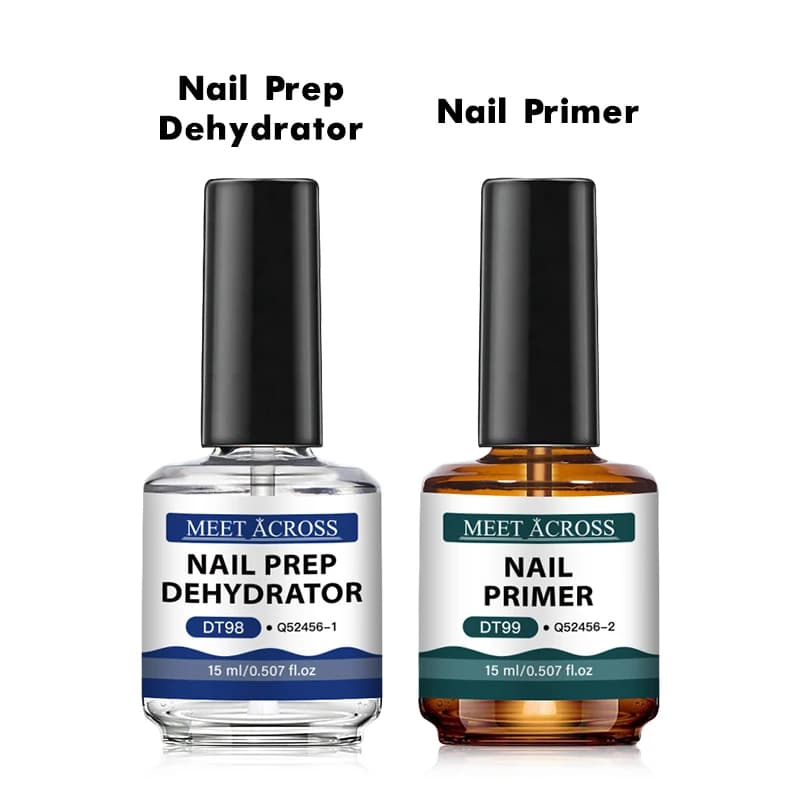 two 15 ml bottles of nail primer and dehydrator — image 1
