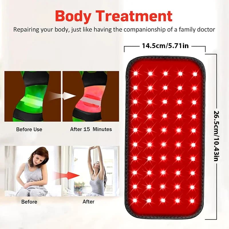 red and infrared light therapy pad — image 6