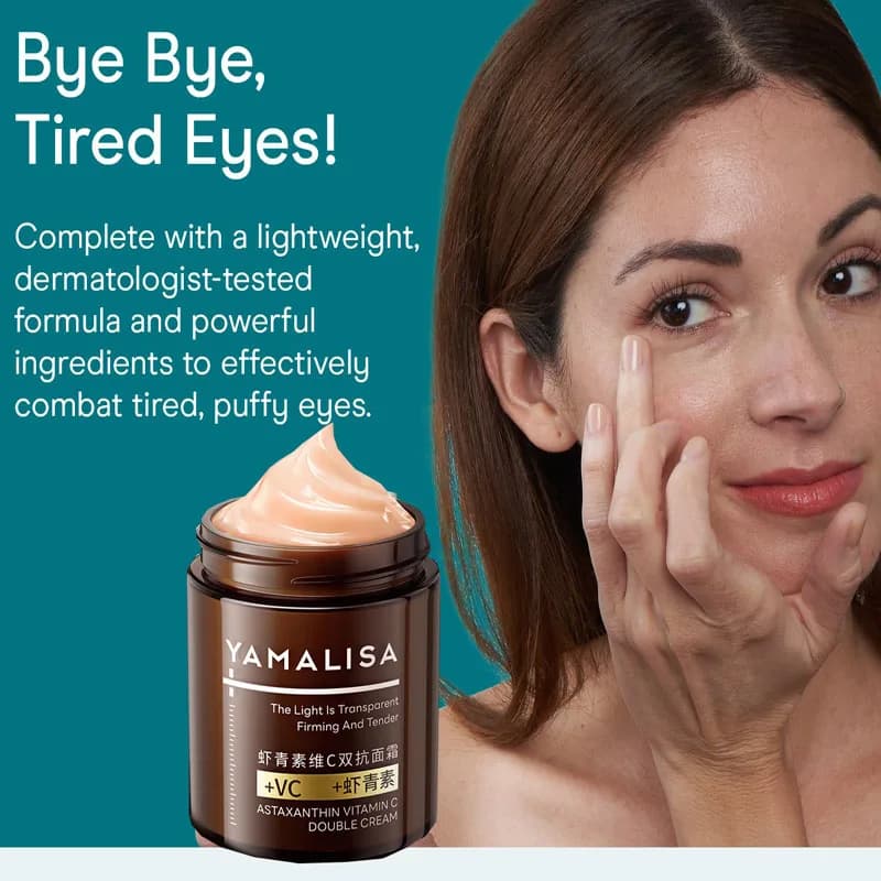Astaxanthin and vitamin C anti‑wrinkle face cream jar — image 4