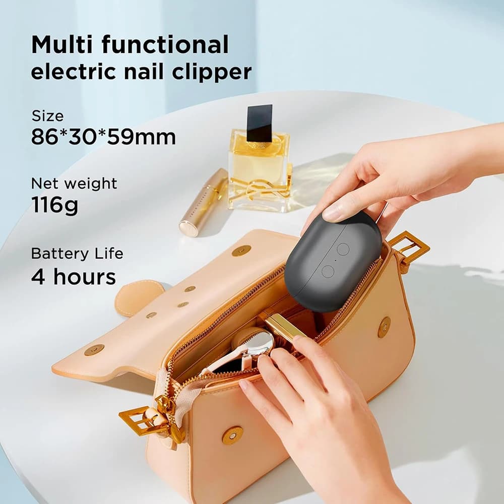 portable rechargeable electric nail clipper with built-in light — image 6