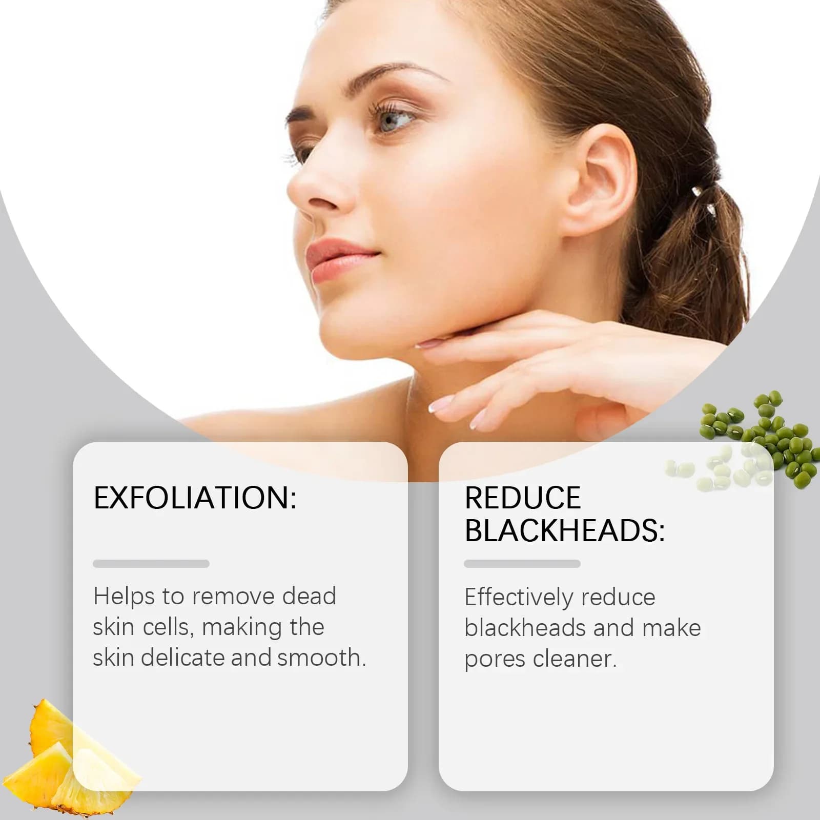 Enzyme face powder wash in a white jar — image 5