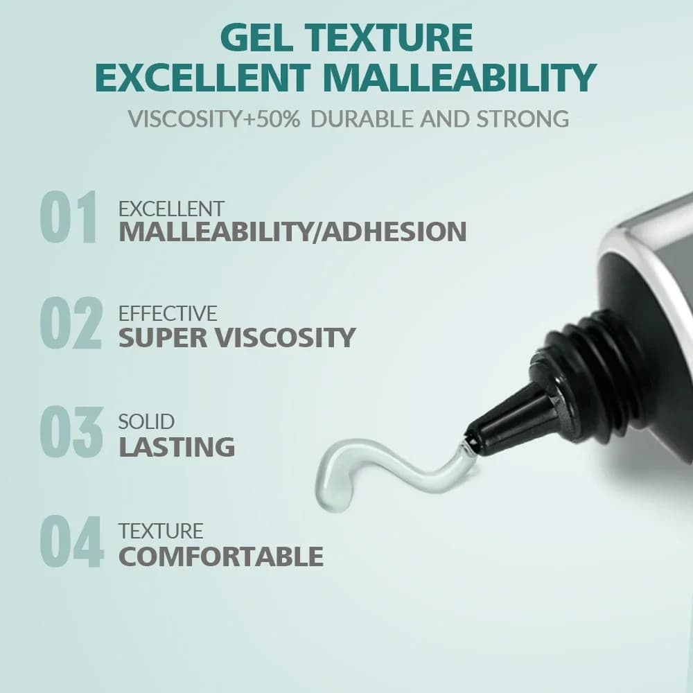 FUNMENTO soft nail tips gel glue 20 g tube — image 3