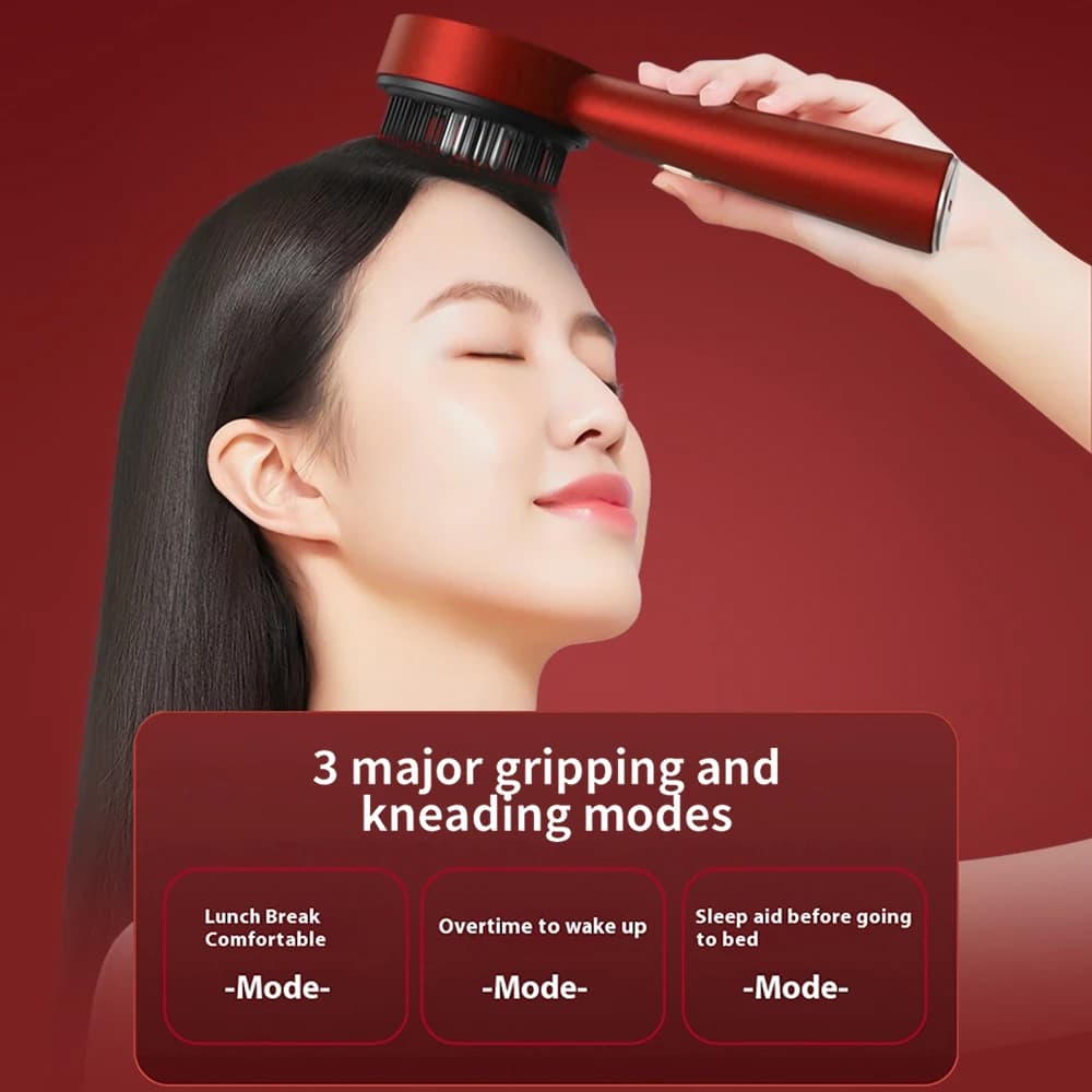 Red light scalp massage comb with serum applicator — image 4