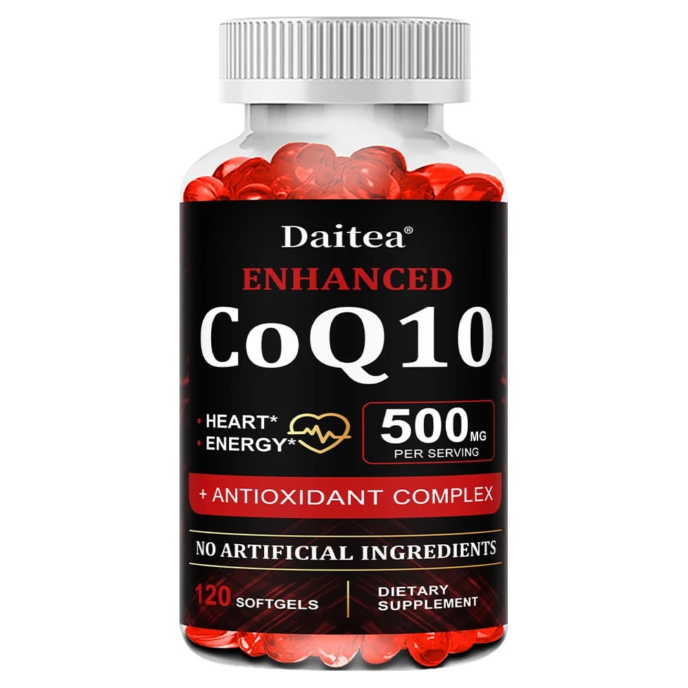 CoQ10 500 mg high‑absorption supplement bottle — image 8