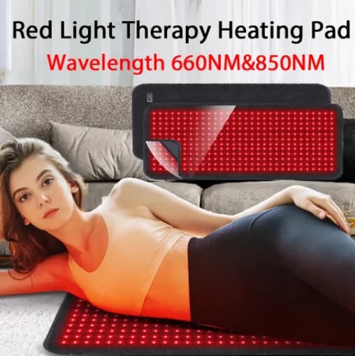 Infrared light therapy pad with heat function — image 4