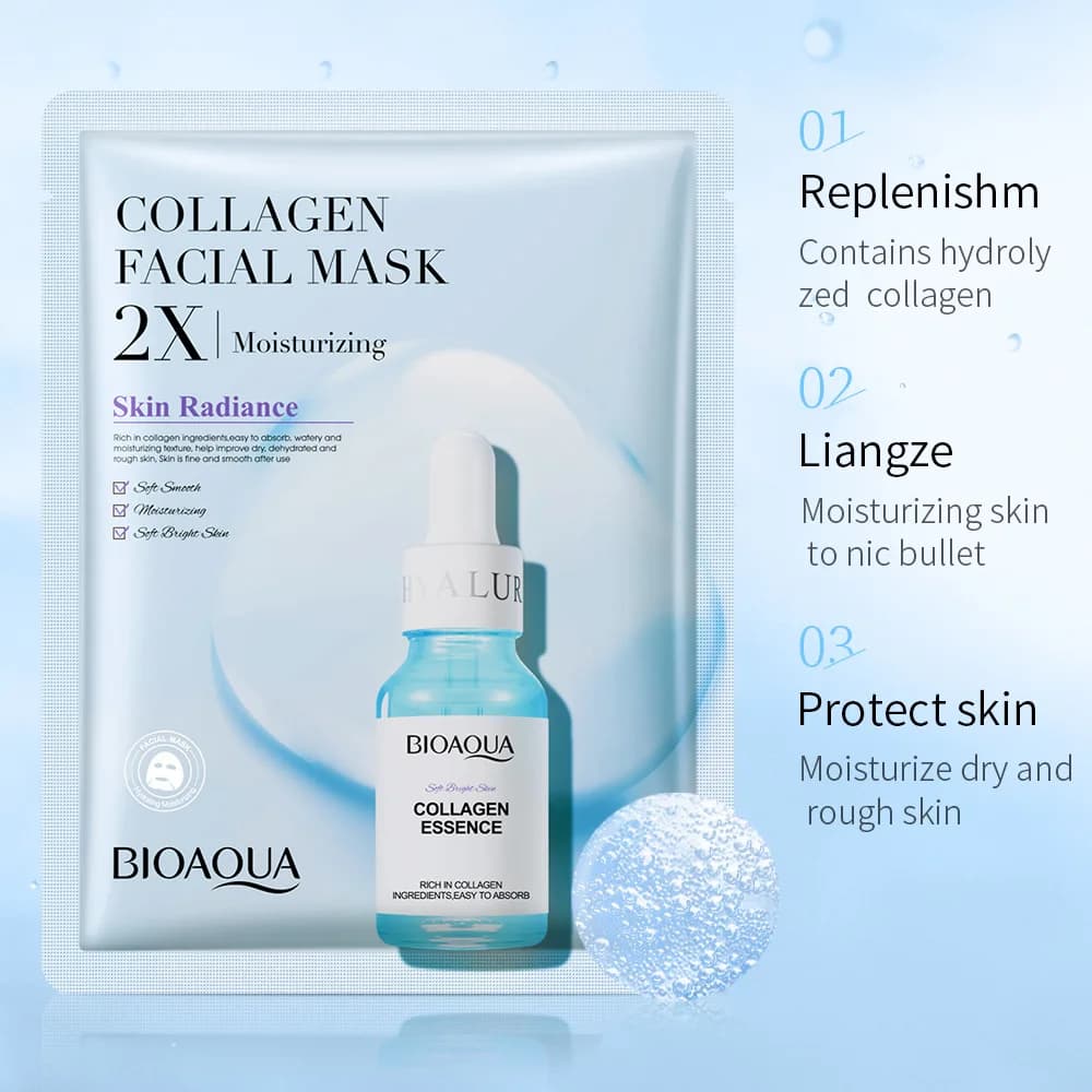 Bioaqua centella collagen vitamin C moisturizing sheet masks — image 3