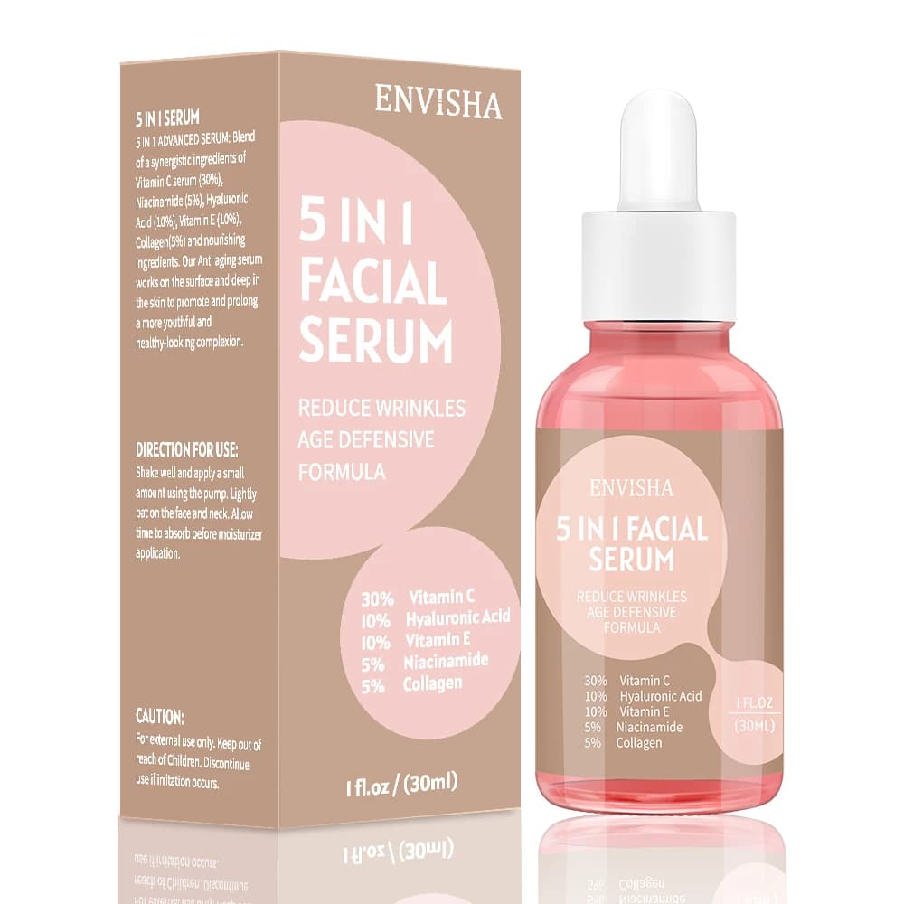 Envisha 4-in-1 face serum bottle — image 8