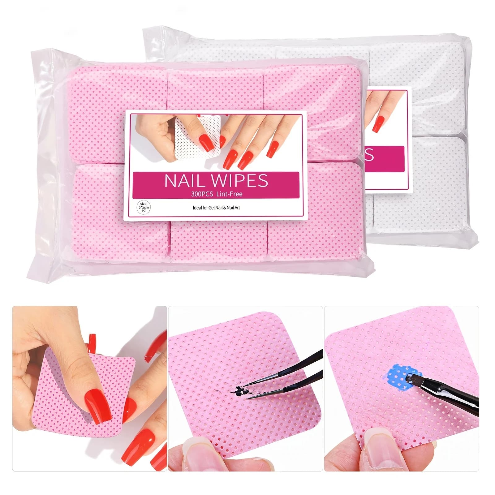 non-woven nail polish remover wipes — image 2