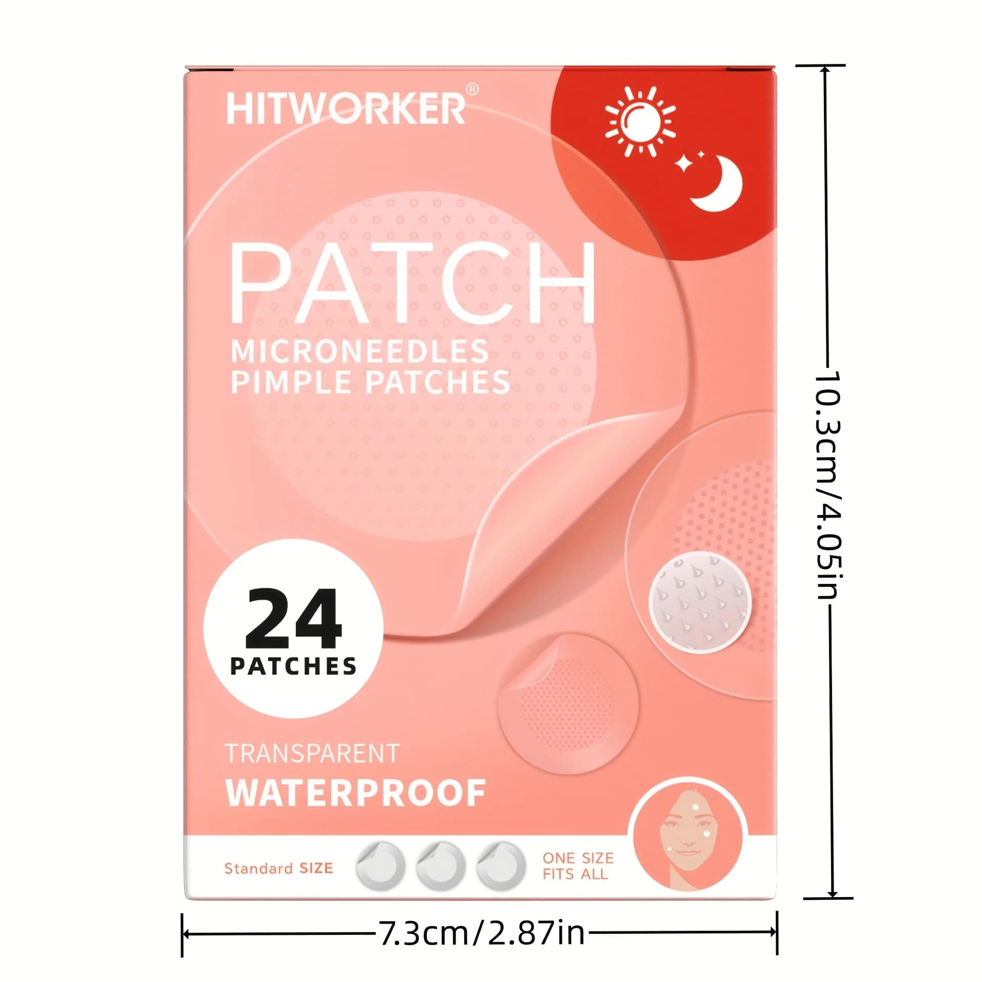 hydrocolloid acne stickers pack of 24 — image 3