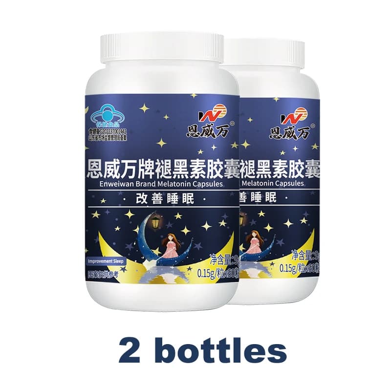 bottle of melatonin and vitamin B6 sleep supplement — image 8