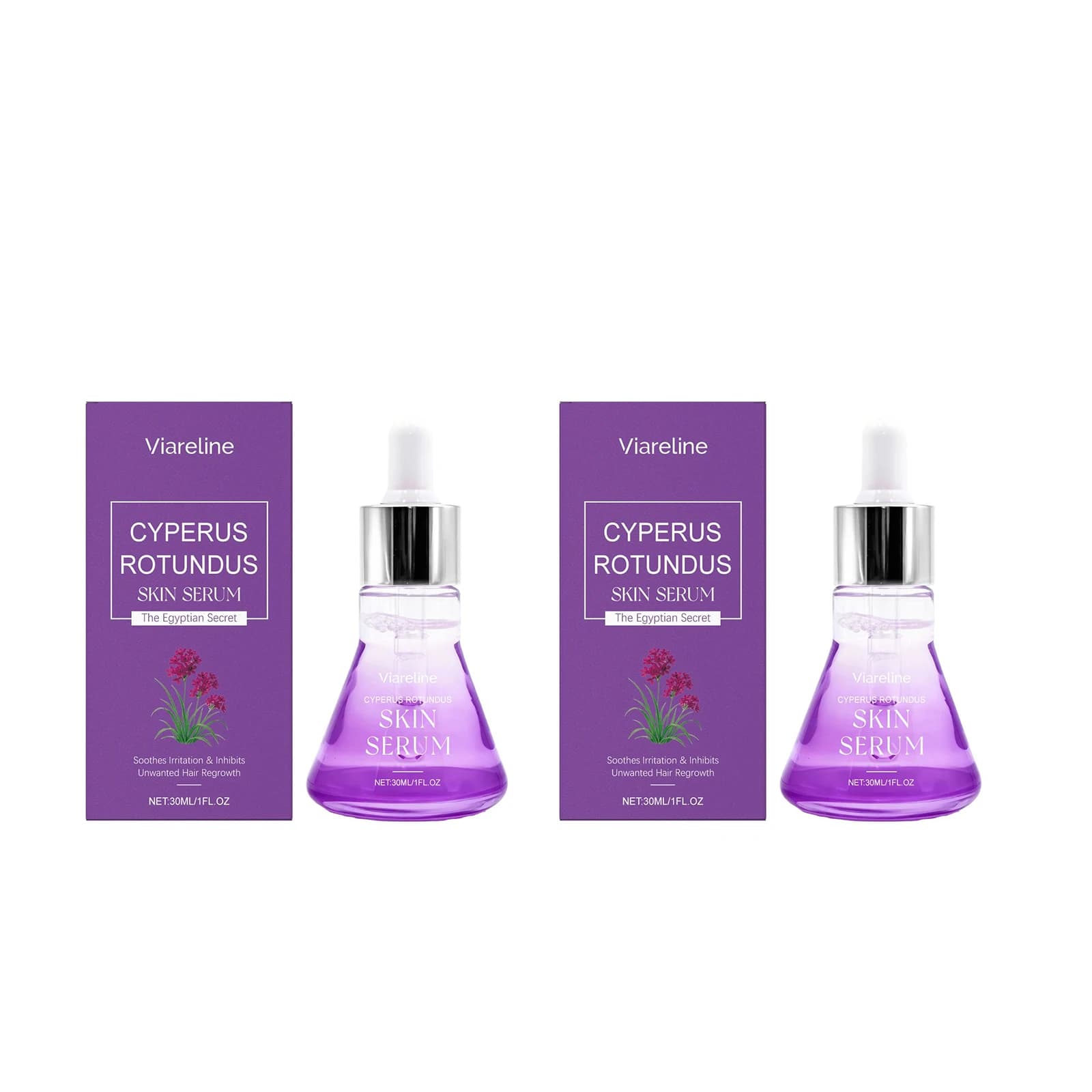 Cyperus rotundus skin serum for hair reduction — image 7