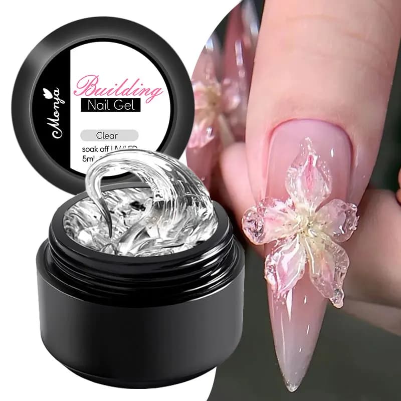 Clear Non-Stick Hand Extension Gel Nail Polish – 5ml & 15ml