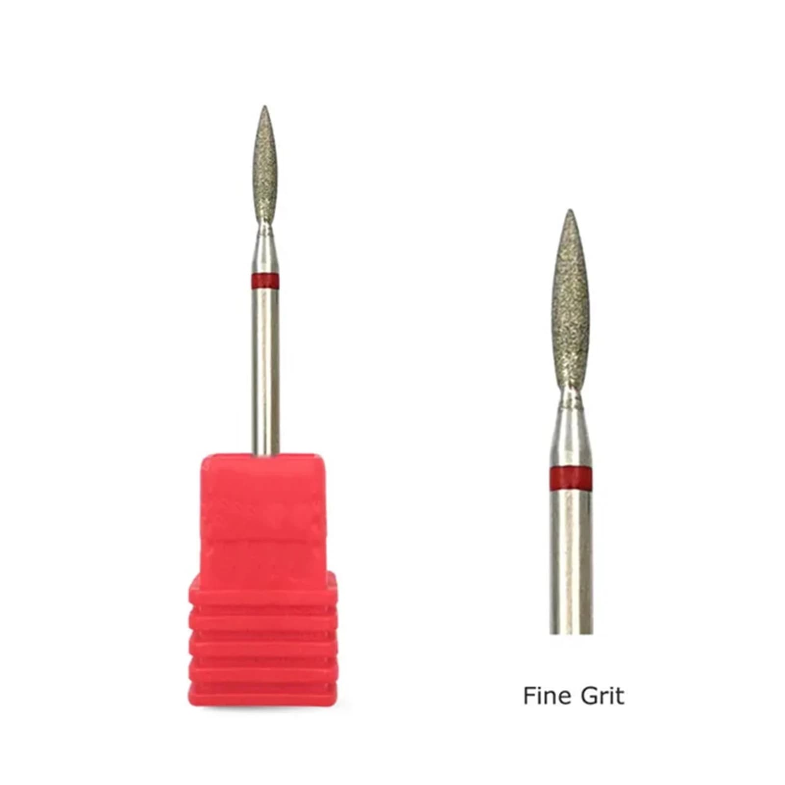 cone-shaped fine diamond nail drill bits — image 7