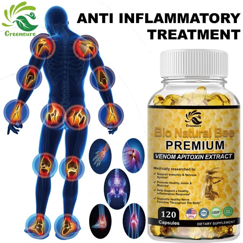 Greensure Bee Venom Capsules – Immunity & Antioxidant Support (60 Capsules)