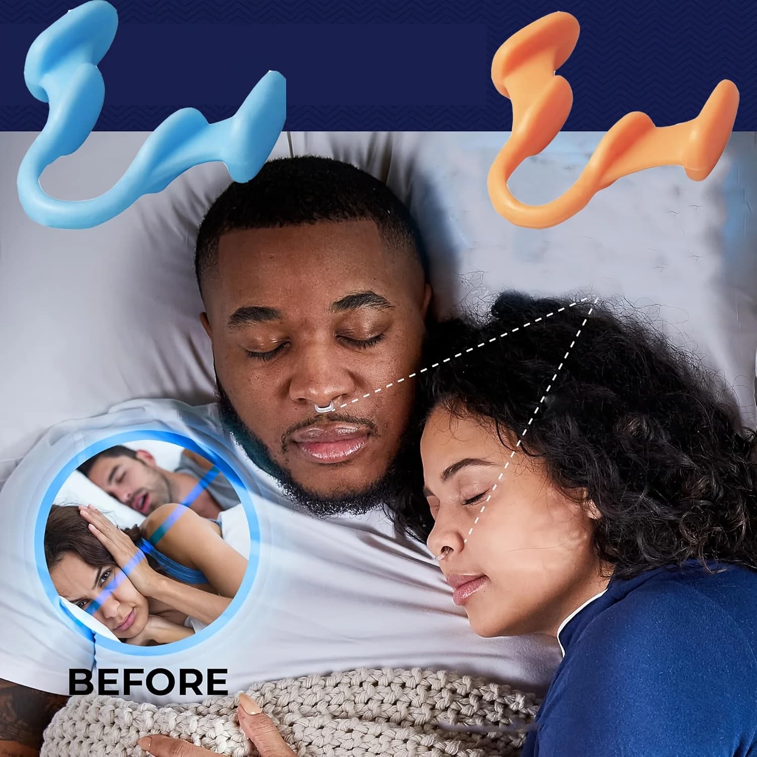 2-10pc Silicone Anti-Snoring Corrector Sleep Aid Nose Expanders — image 4