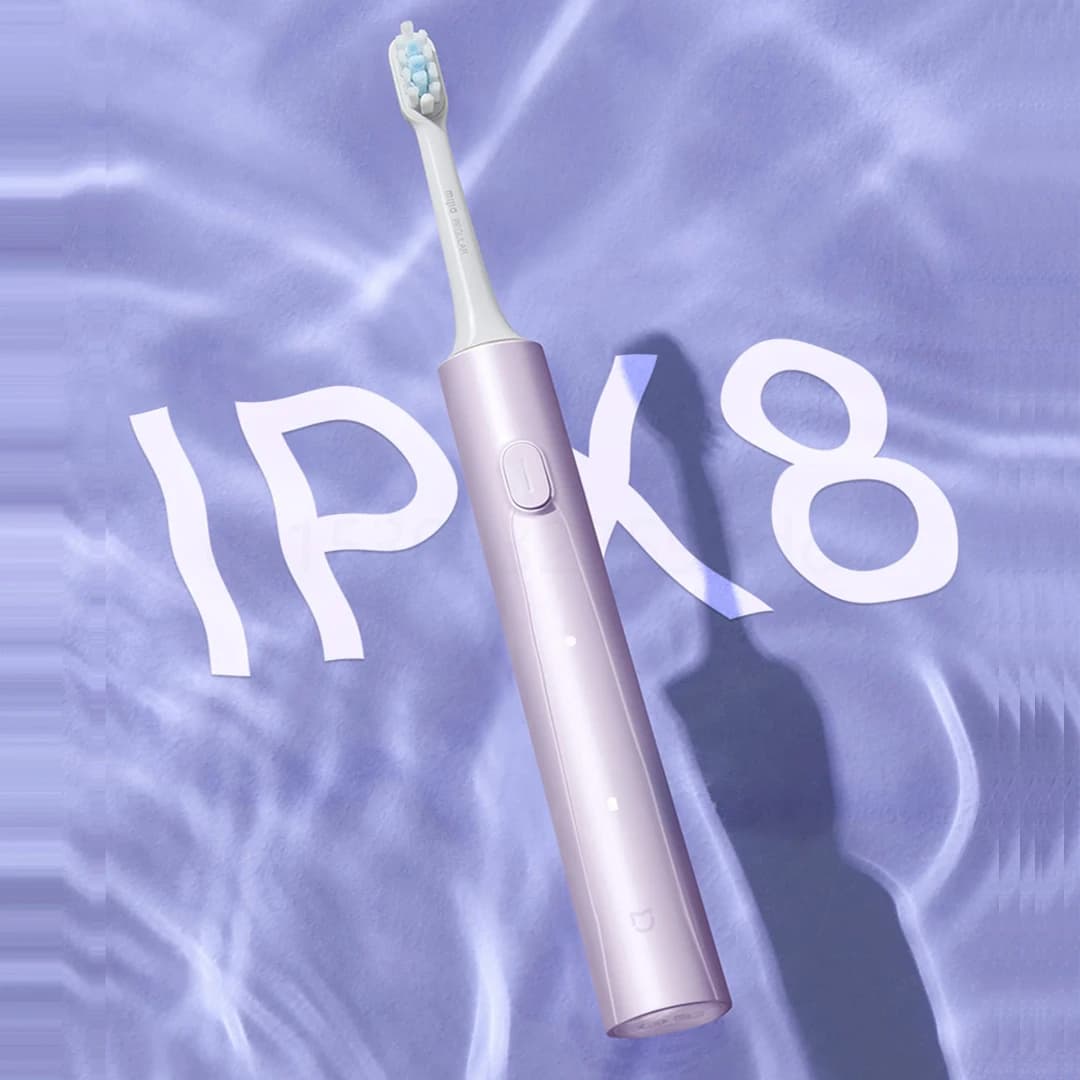 waterproof sonic electric toothbrush with brush heads — image 3