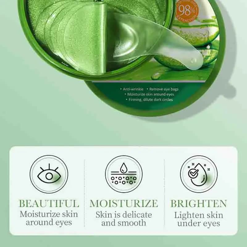 Aloe vera collagen eye mask pack — image 3