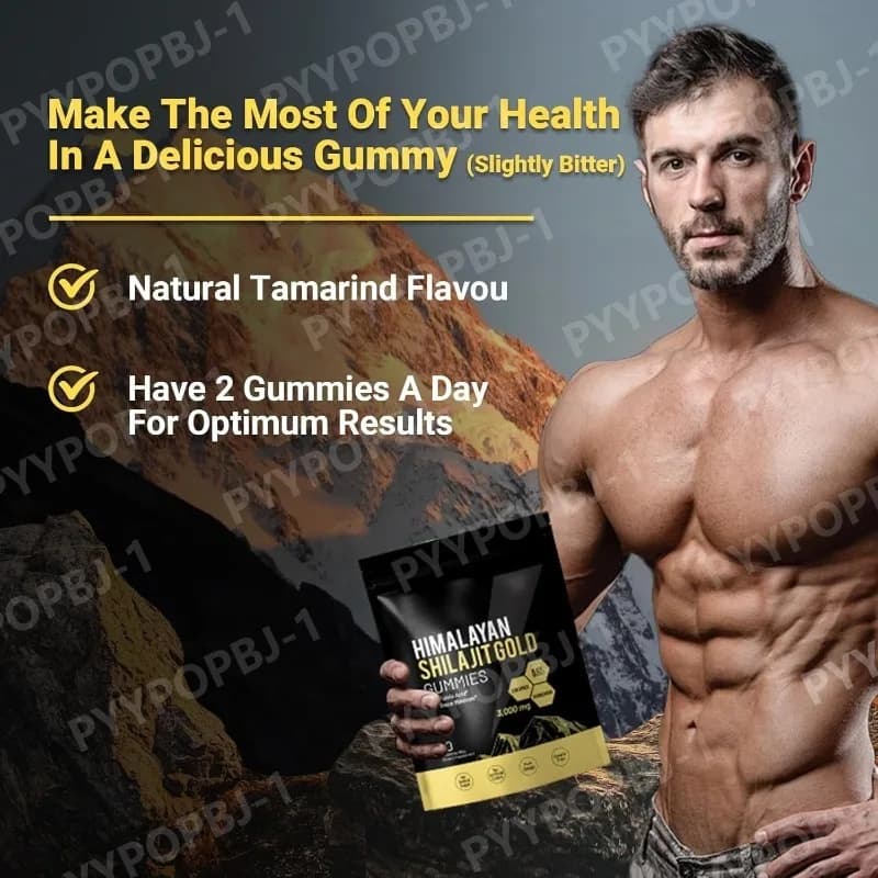Himalayan shilajit gummies bottle with 60 chewable tablets — image 6