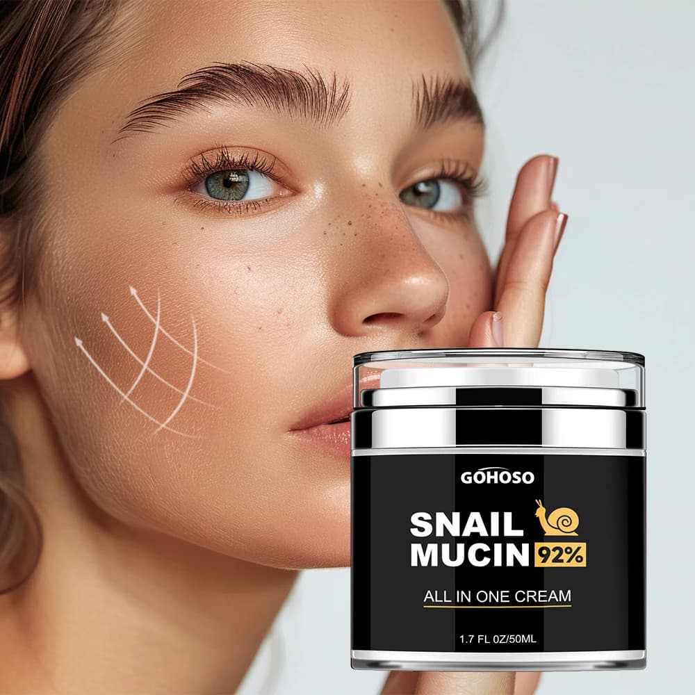snail mucin face cream tube — image 2