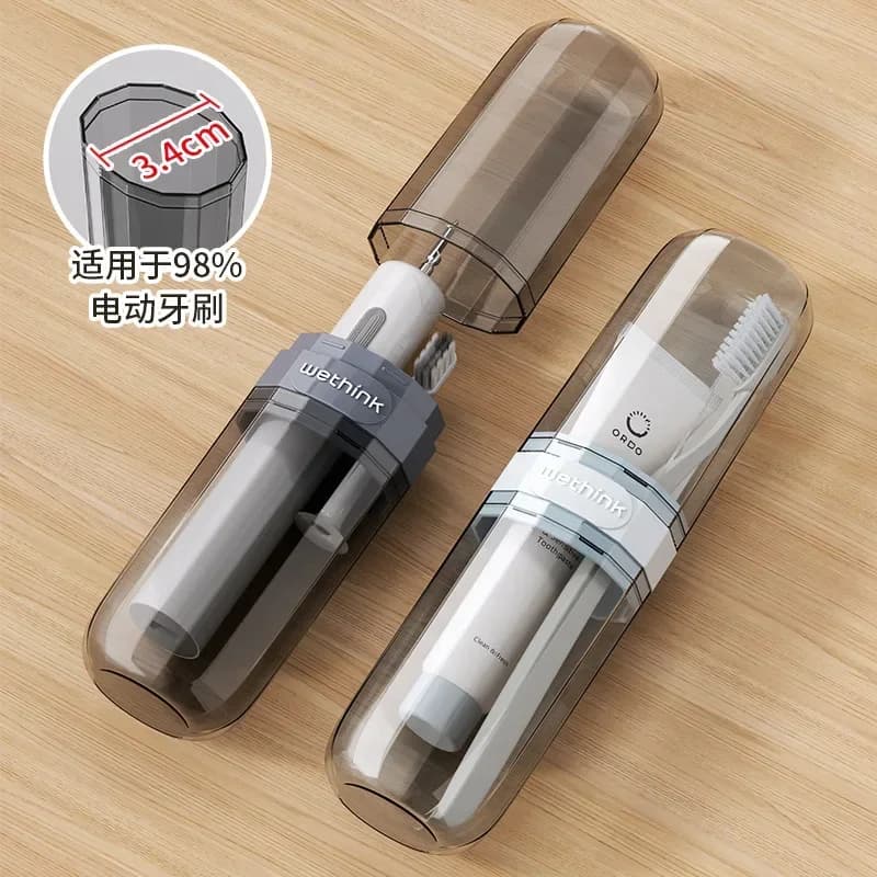 transparent travel toothbrush case — image 3