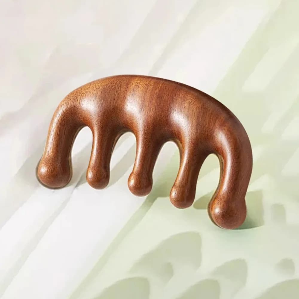 Five-tooth meridian massage comb for scalp — image 4