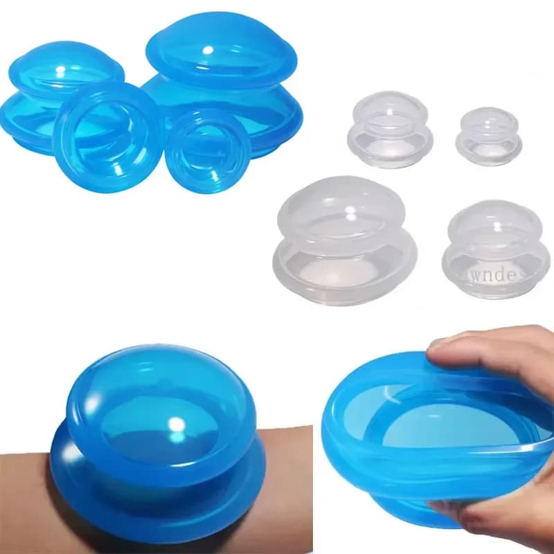 Silicone Suction Massage Cups for Body and Face