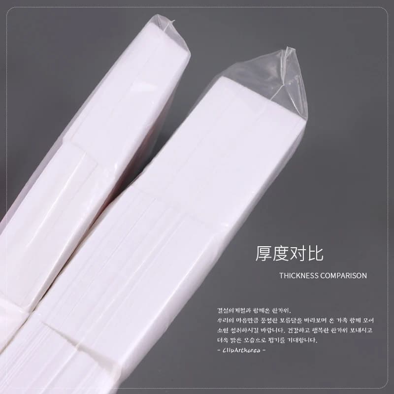 lint-free cotton nail wipes pack — image 3