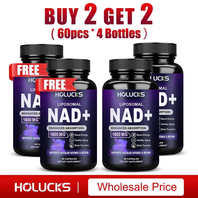 Bottle of NAD+ supplement with resveratrol — image 8