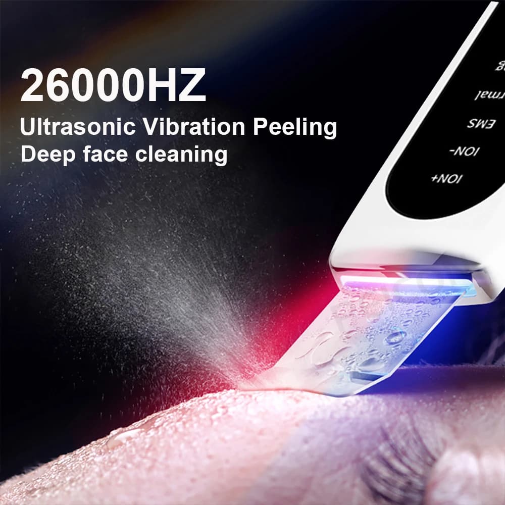 handheld ultrasonic skin scrubber device — image 3