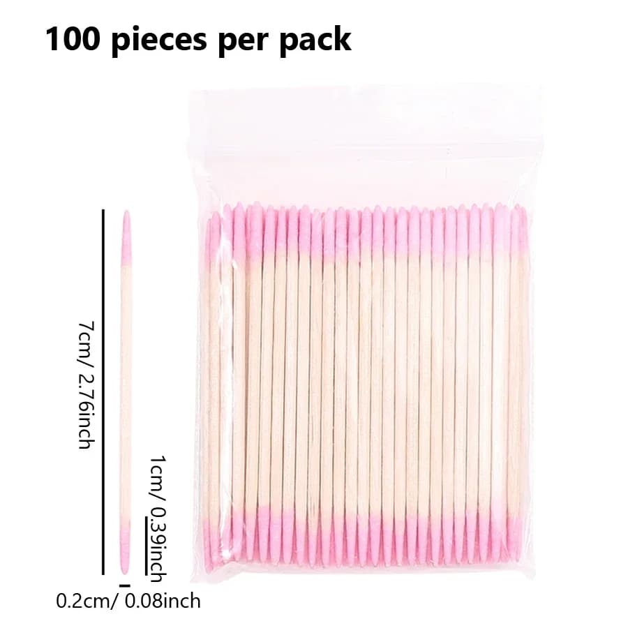 double-ended cotton swabs with fine tips — image 6