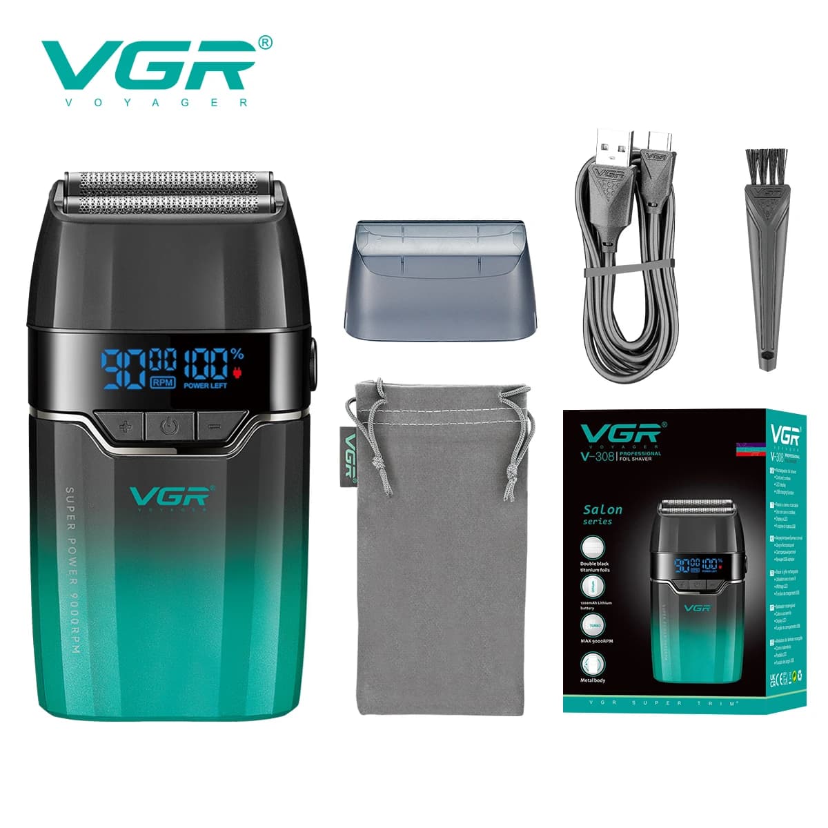 VGR cordless hair trimmer for men — image 8