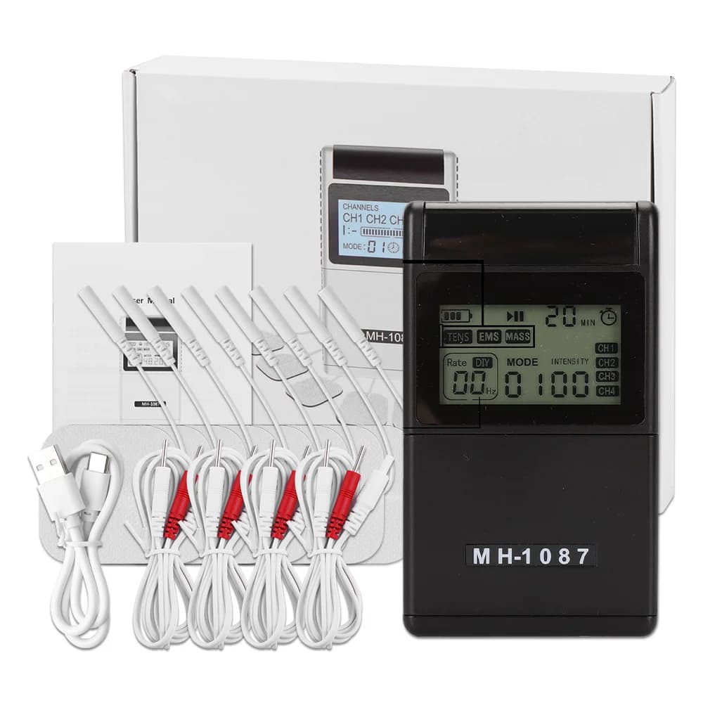 handheld EMS TENS muscle stimulator device — image 8