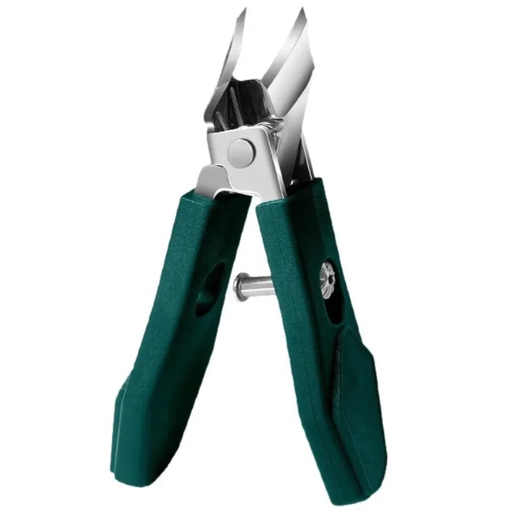 Stainless steel slant edge nail clipper with wide opening — image 8
