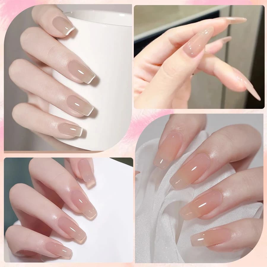 six 15 ml bottles of nail gel polish — image 3