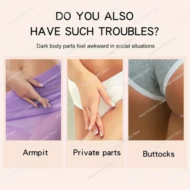 Whitening cream tube for underarms and intimate areas — image 3